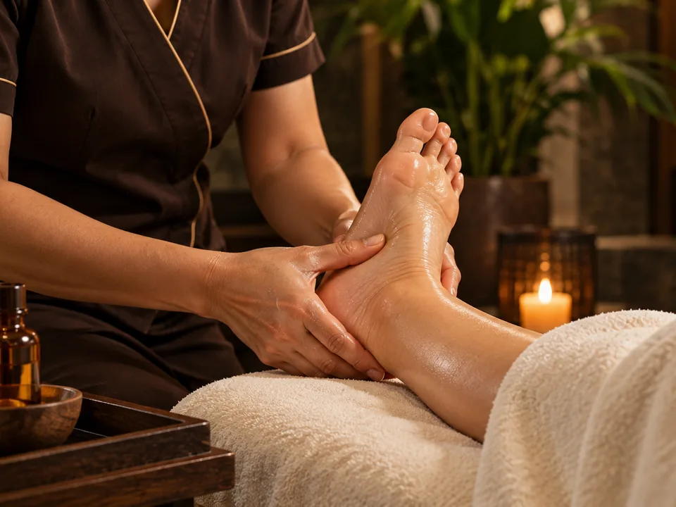 Cannabliss Foot Ritual for a Bangkok hotel or home visit