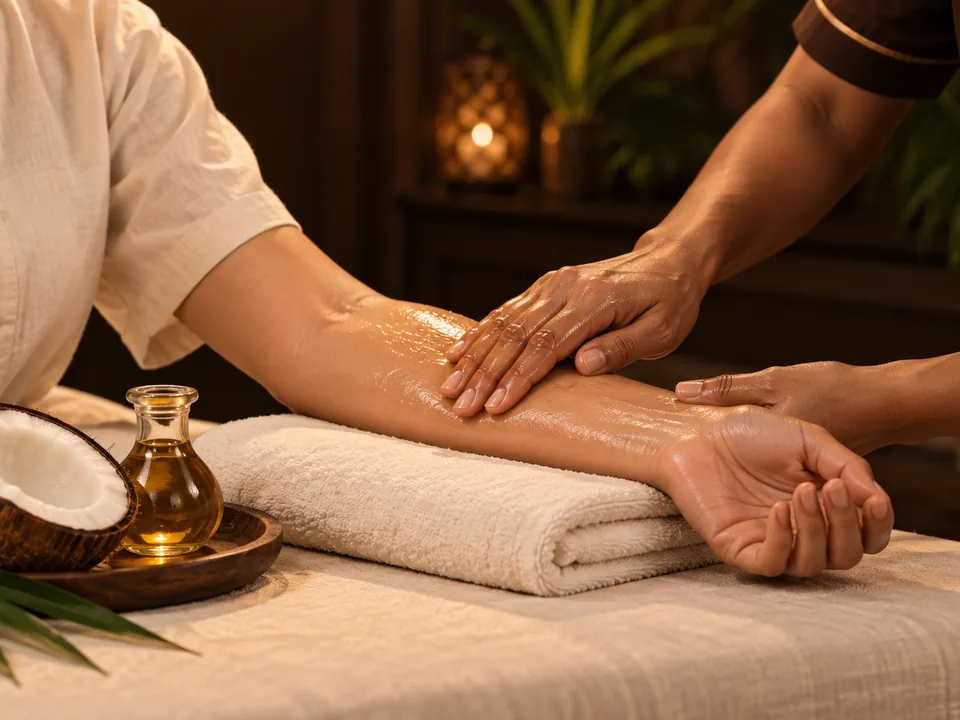 Coconut Oil Massage for a Bangkok hotel or home visit