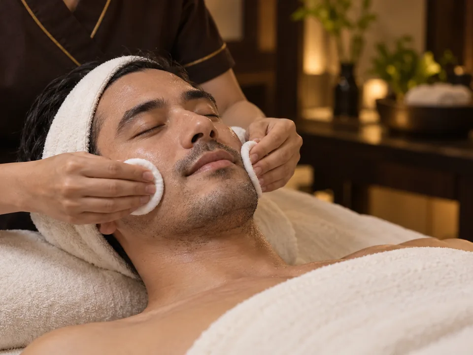 Facial For Men by Aesop for a Bangkok hotel or home visit