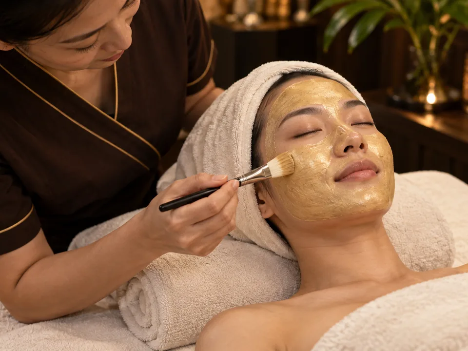 Golden Facial Treatment by Eau de Spa for a Bangkok hotel or home visit