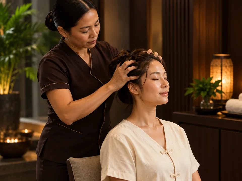 Head & Shoulder Massage for a Bangkok hotel or home visit
