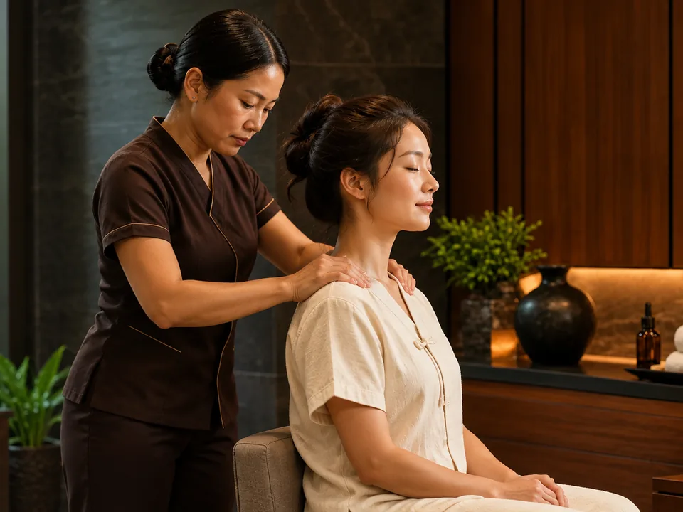 Office Syndrome Massage for a Bangkok hotel or home visit