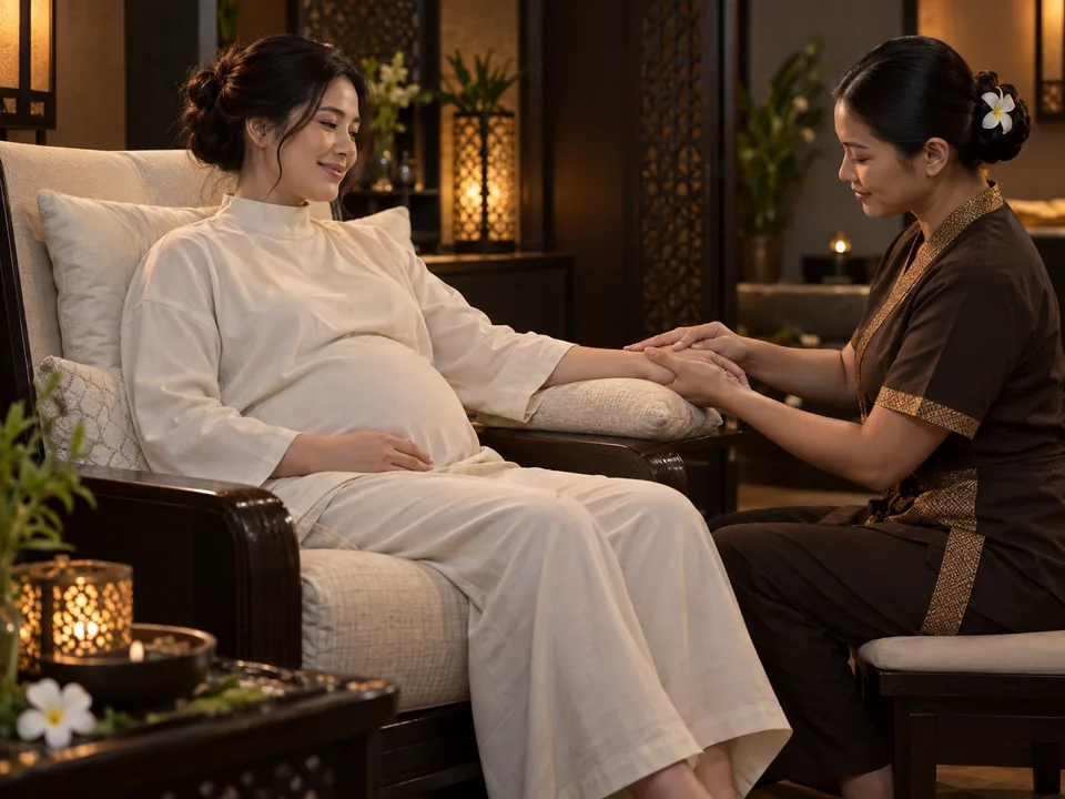 Prenatal Bliss Massage for a Bangkok hotel or home visit