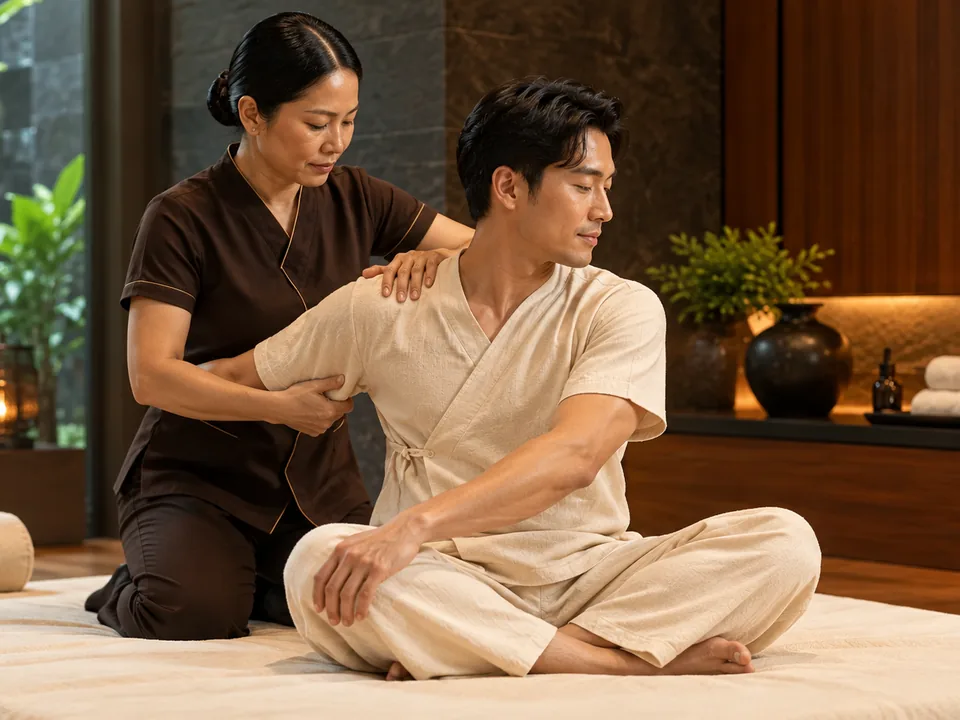 Thai Warrior Massage for a Bangkok hotel or home visit