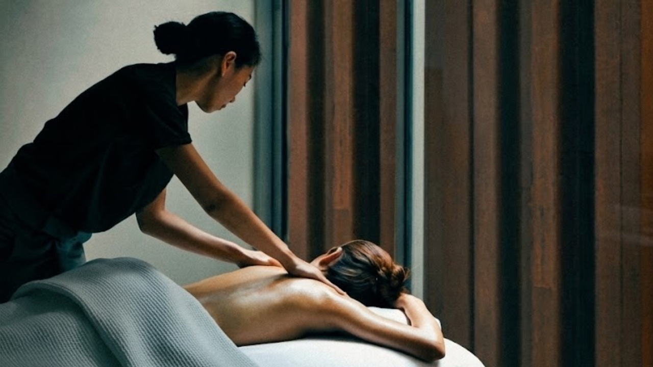 Couples spa package prepared in a private Loft Thai room in Bangkok