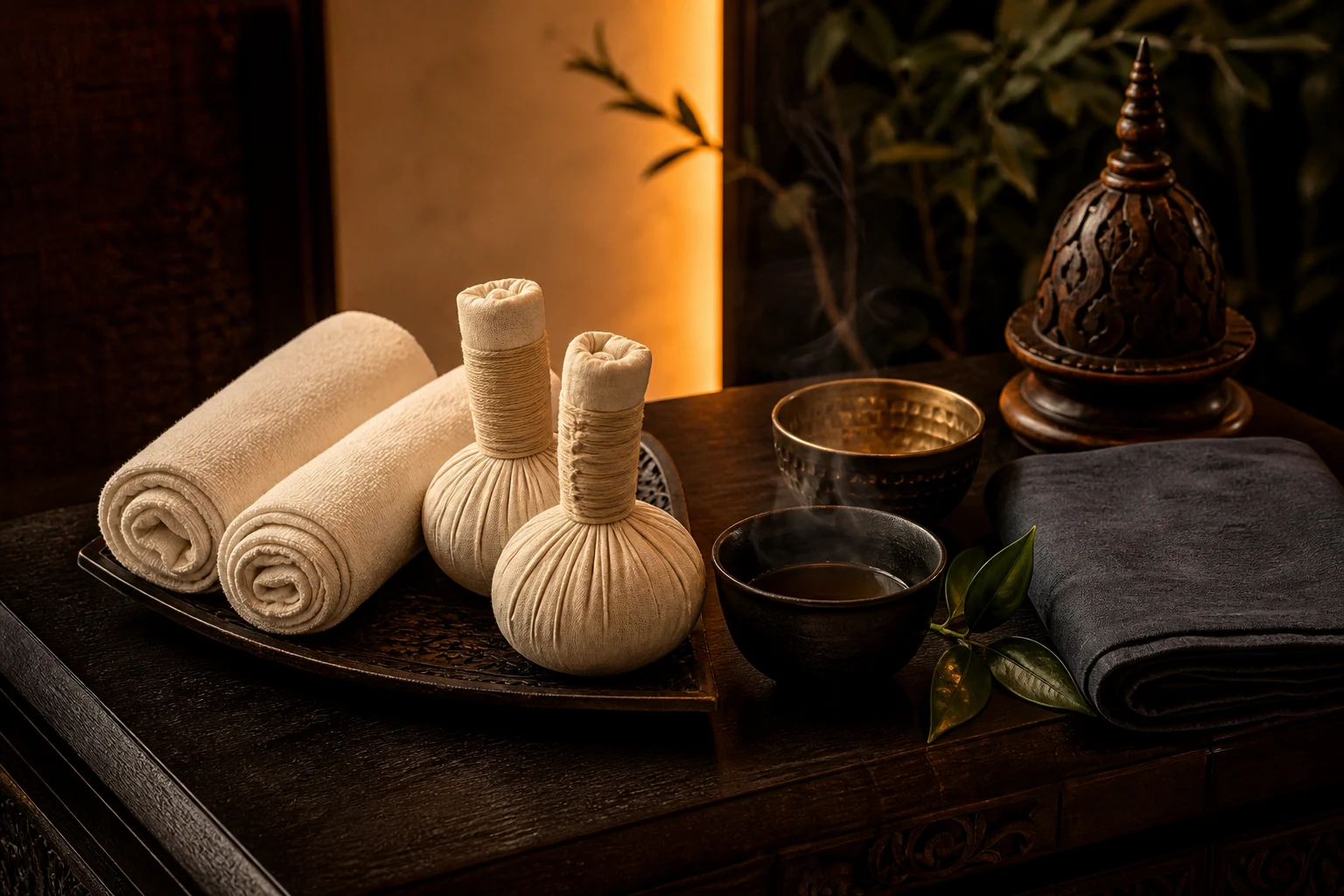 Supported movement for Best Thai Massage in Thong Lo at a Loft Thai-inspired Bangkok spa
