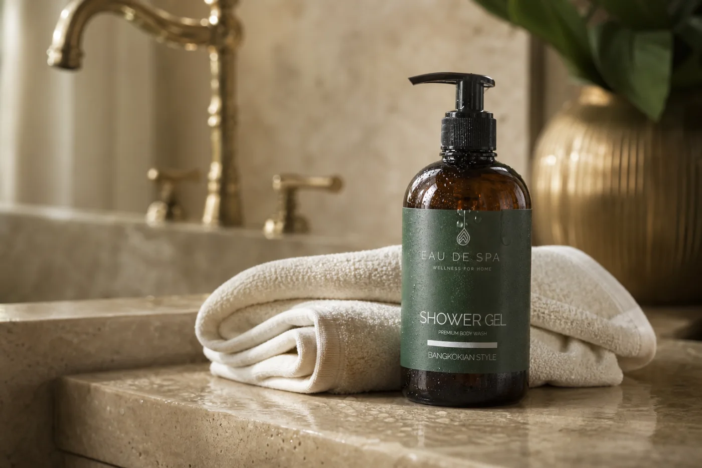 Eau de Spa product presentation illustrating brand and formula verification