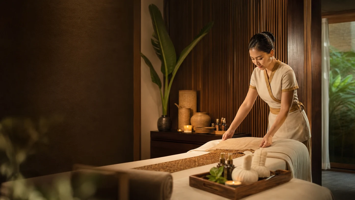 Premium Loft Thai treatment room illustrating the Bangkok spa environment discussed in the Forbes Thailand sponsored feature