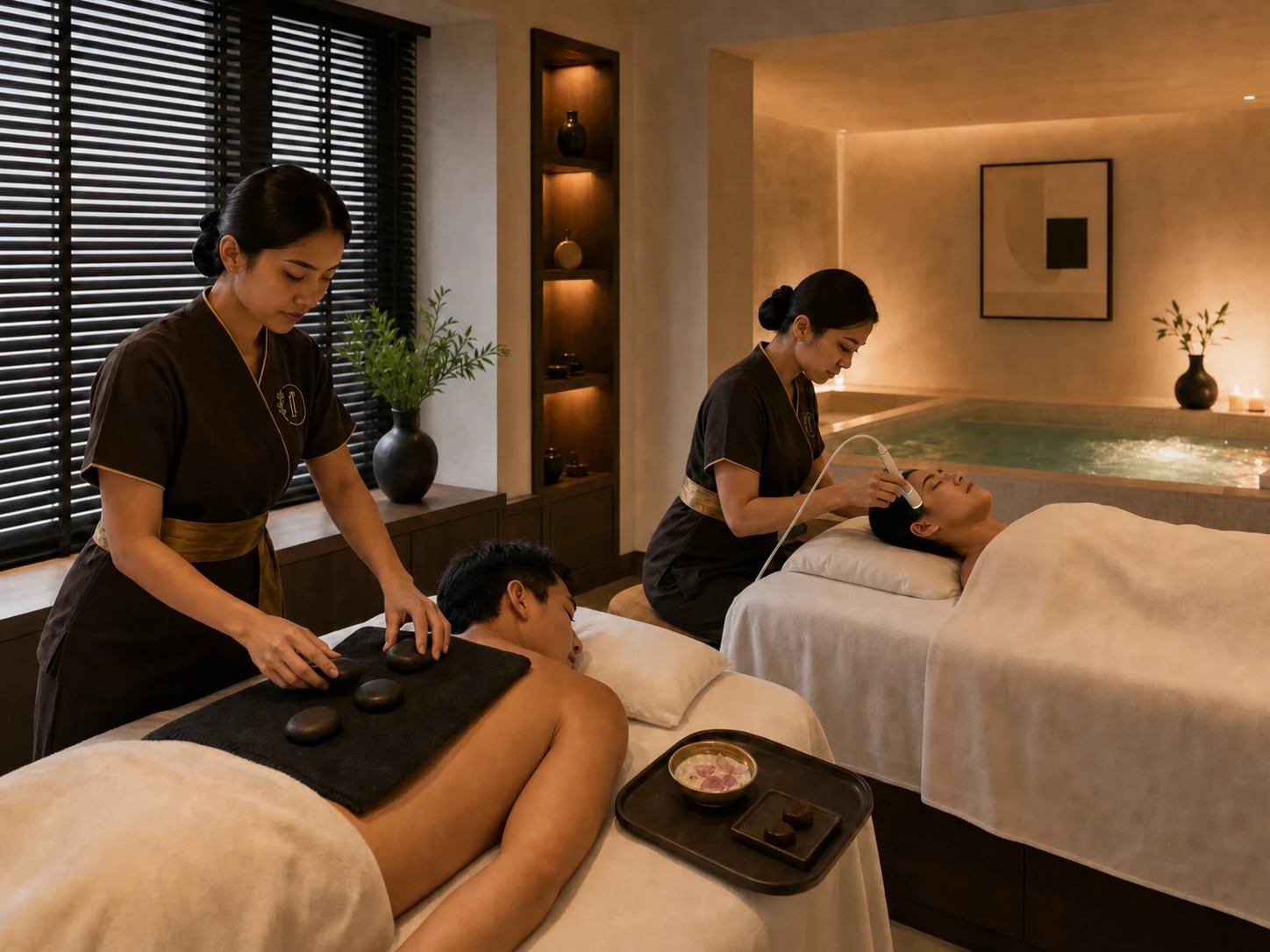 Ultimate Couple HydroSense water, massage and facial journey in Bangkok