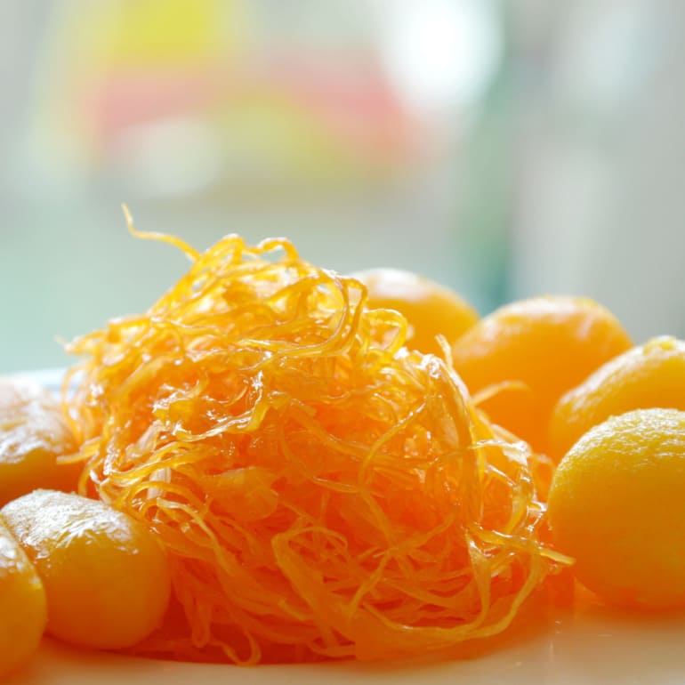 Egg Yolk Fudge Balls