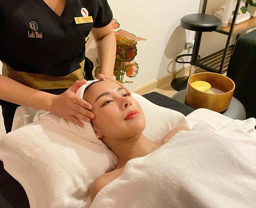 Facial Gua Sha Massage with Loft Thai Spa in Bangkok