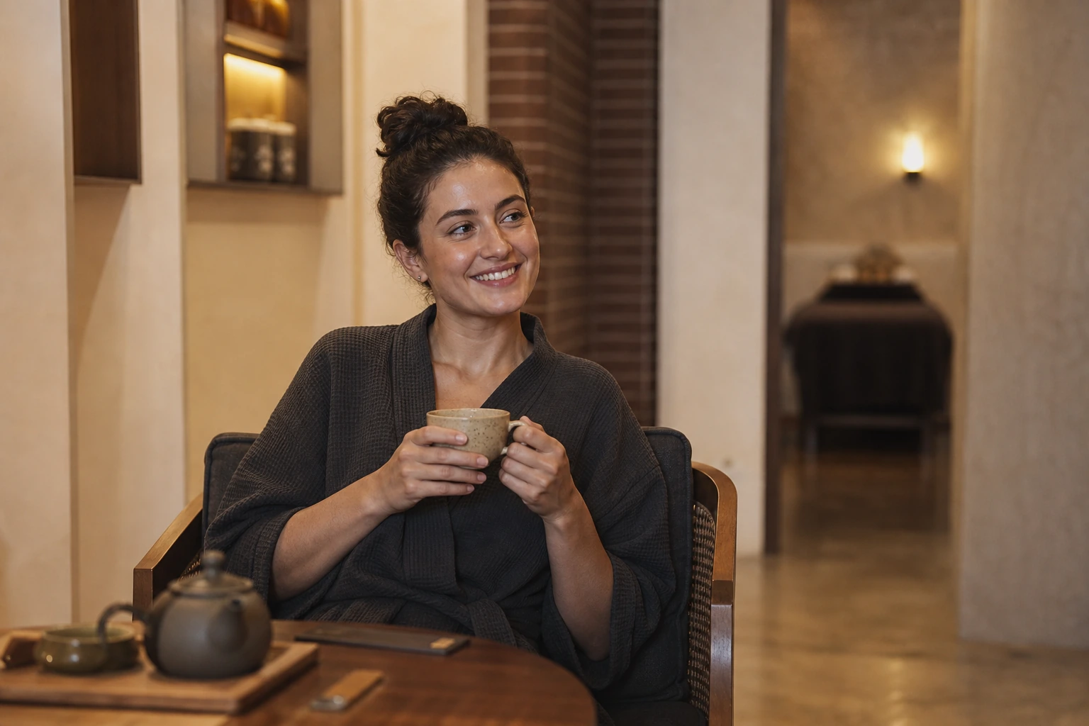 مشهد توضيحي من جلسة عناية القنب بالوجه لدى Loft Thai، الصورة 5