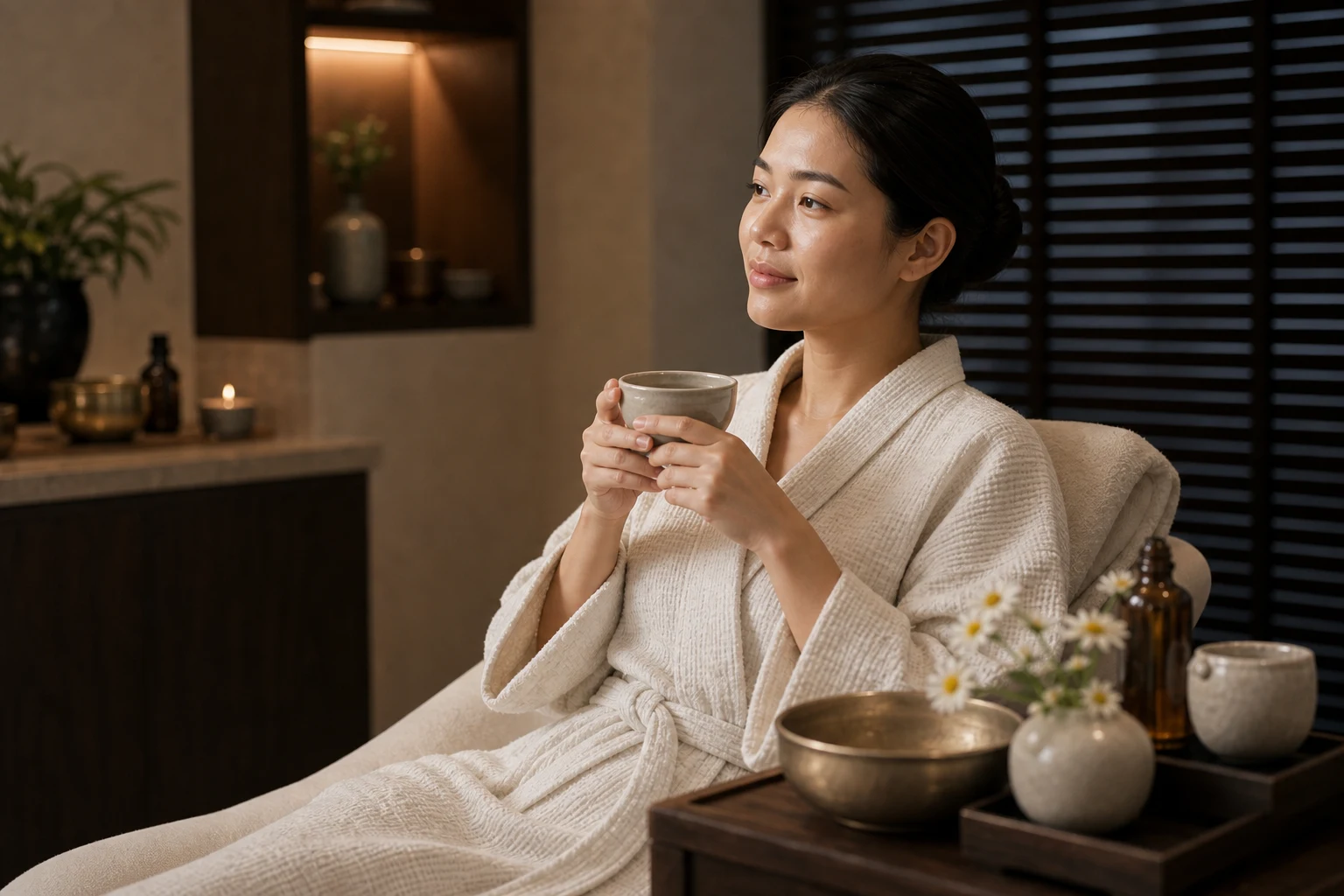 مشهد توضيحي من جلسة عناية Soothing المهدئة بالوجه لدى Loft Thai، الصورة 6