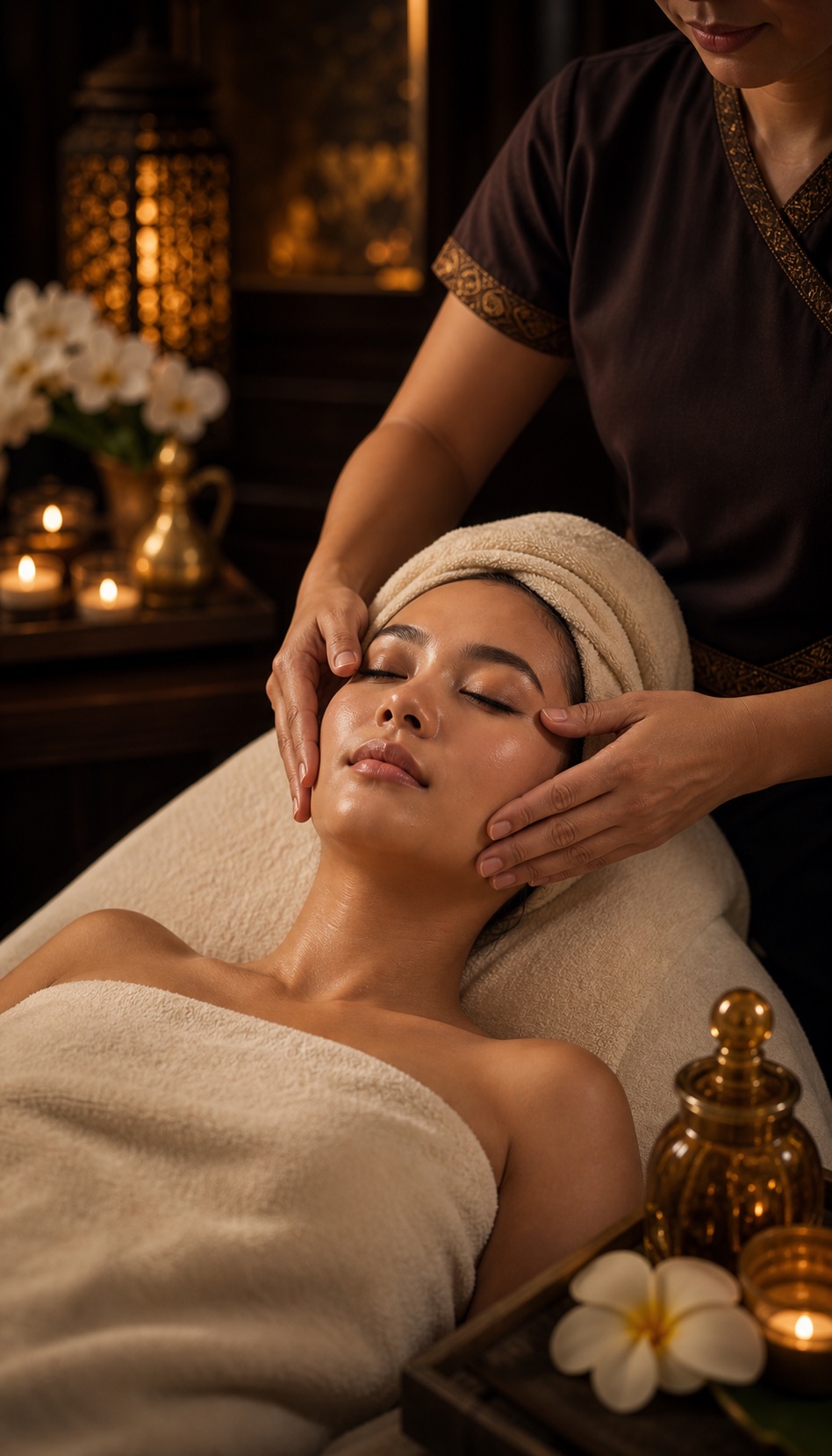 Luxury facial Bangkok ritual at Loft Thai Spa