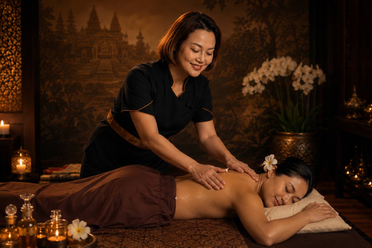 Aroma Oil Massage by Khun Pie