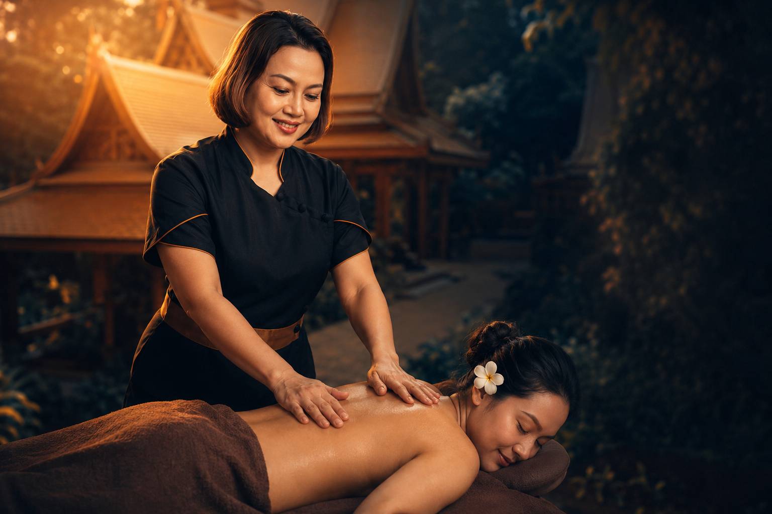 Swedish Massage by Khun Pie